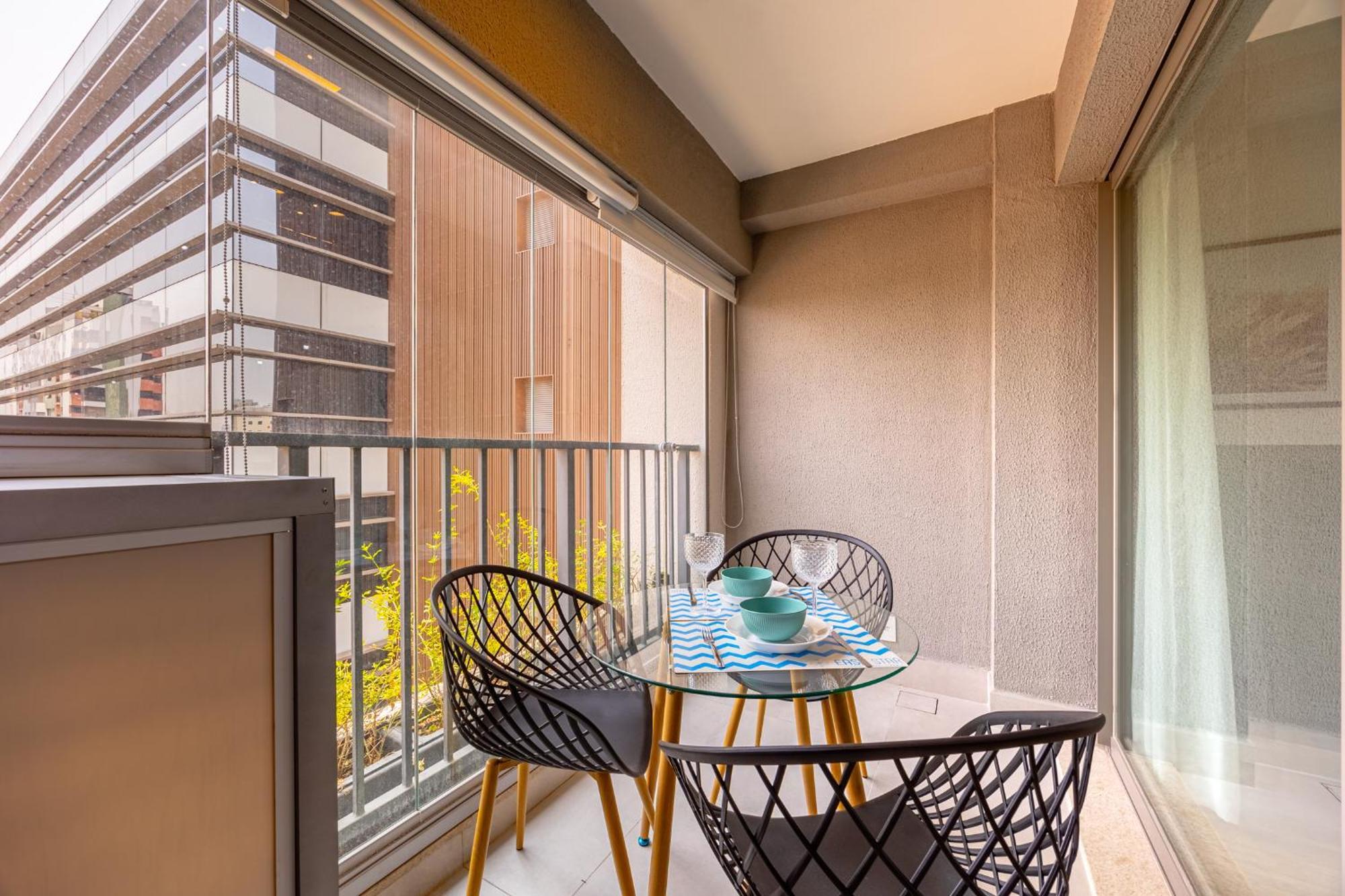 Apartamento Easy Star - Com Varanda Em Moema. - Ns01i São Paulo